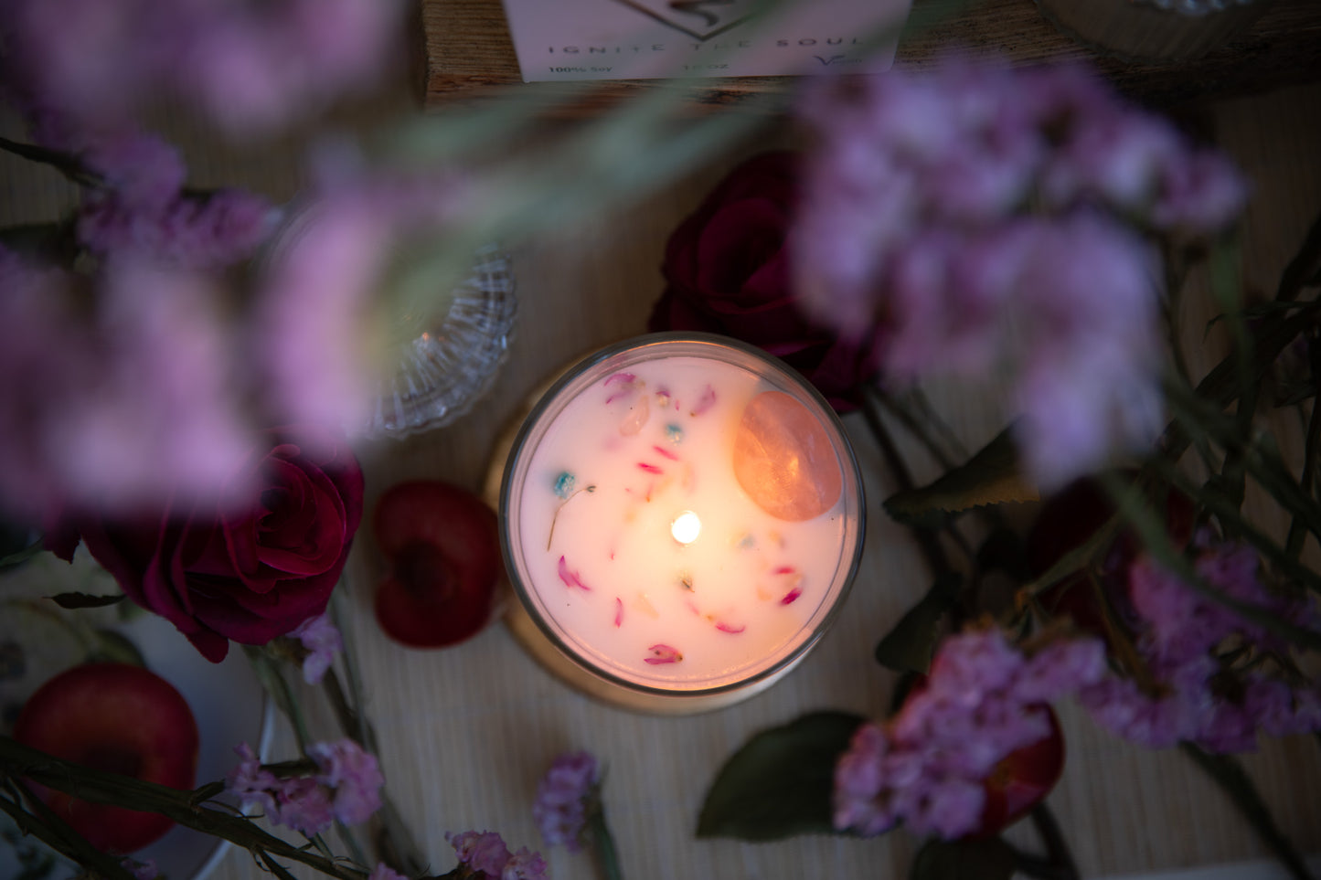 Plum Rose Candle