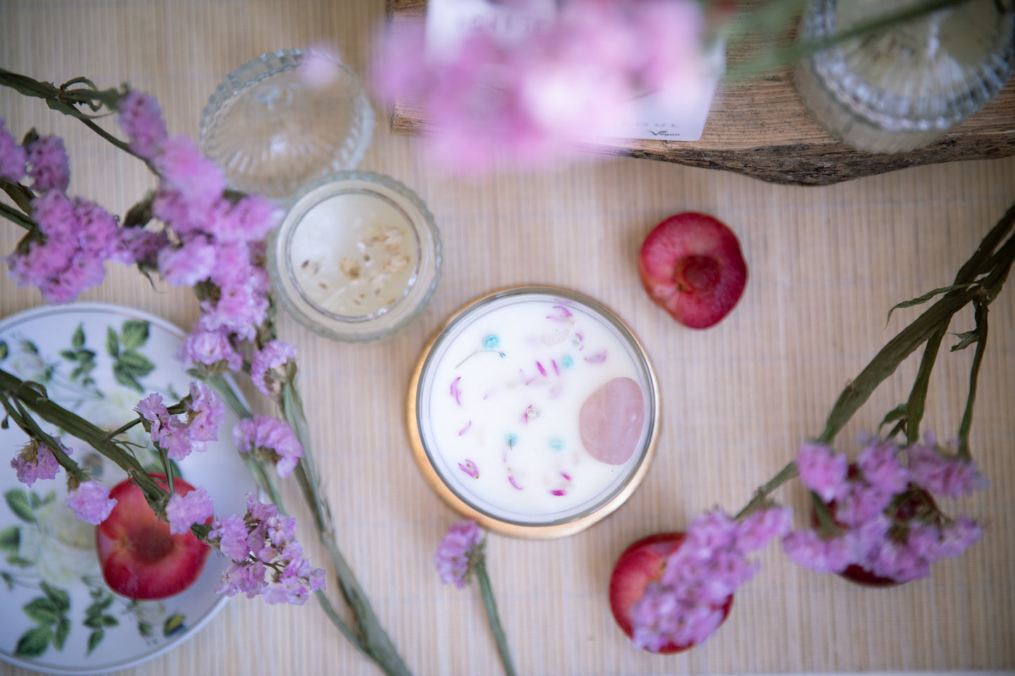 Plum Rose Candle